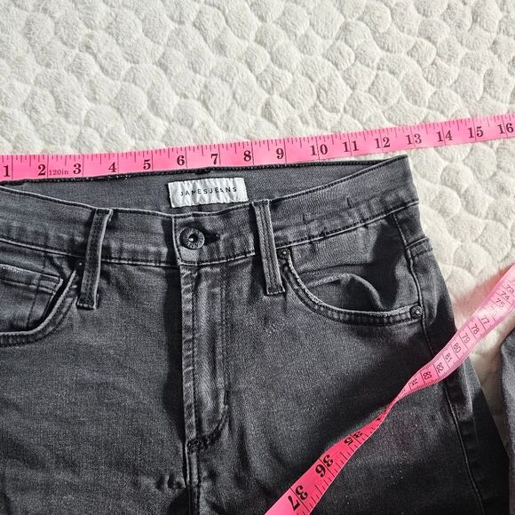 James Jeans twiggy skinny distressed faded black wash 2 - Picture 3 of 9